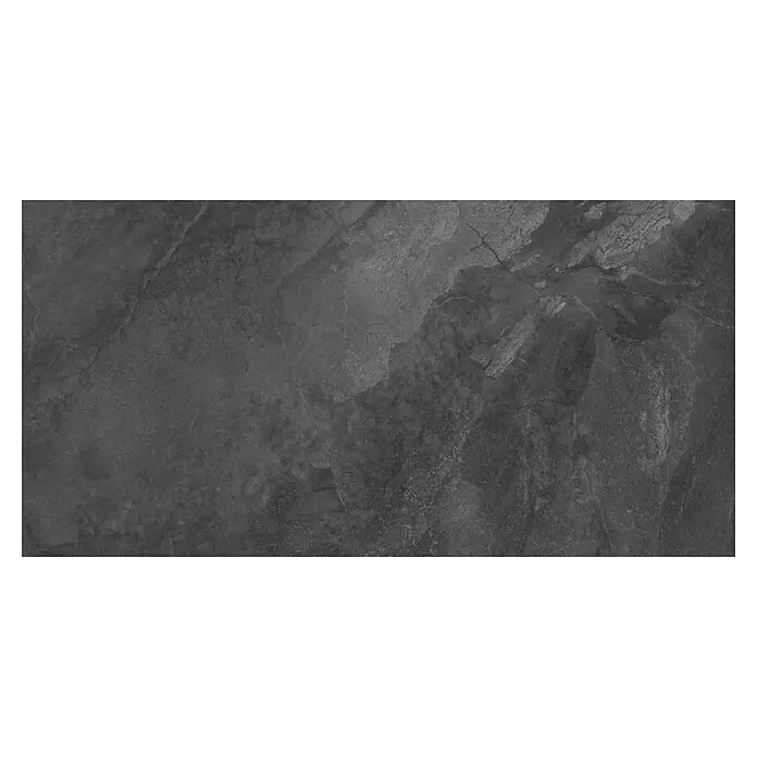 Domicil Feinsteinzeugfliese Stone Art - 30 x 60 cm, Smoke Anthrazit, Matt - Draufsicht