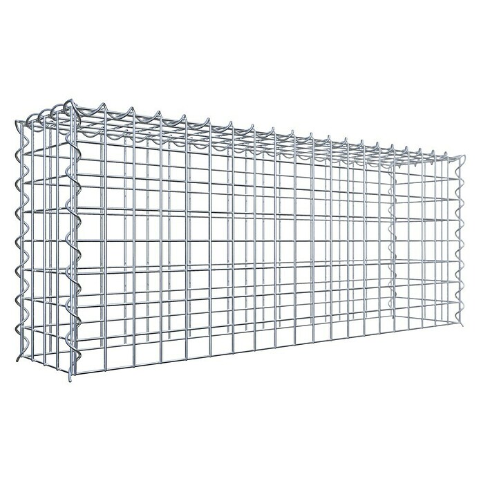 Gabiona Gabione Typ 3 (Zum Anbau in der Höhe, 100 x 20 x 40 cm, Stahl, Maschenbreite: 50 mm, Maschenhöhe: 50 mm, Spirale) | BAUHAUS