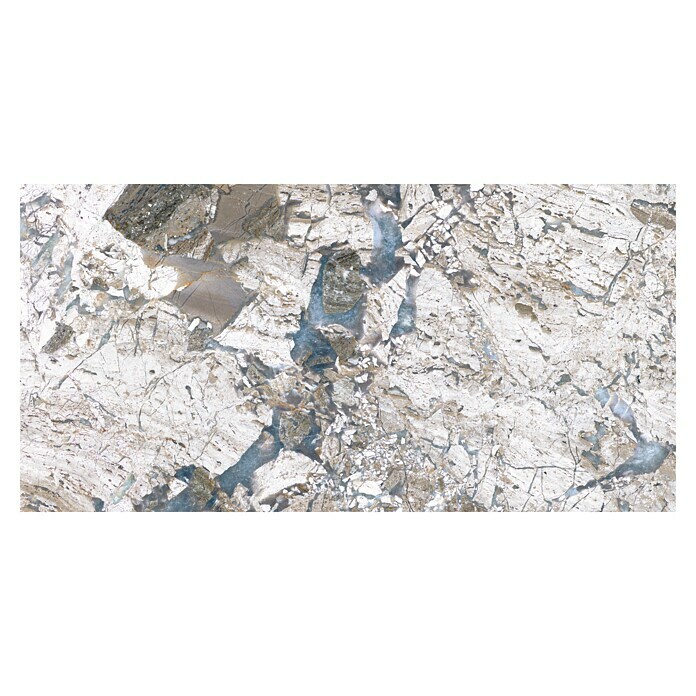 Wandfliese Stone Art Landscape (30 x 60 cm, Blau/Grau/Beige, Glänzend)