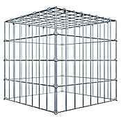 Gabiona Gabione Typ 3 (Zum Anbau in der Höhe, 40 x 40 x 40 cm, Stahl, Maschenbreite: 50 mm, Maschenhöhe: 100 mm, C-Ring) | BAUHAUS