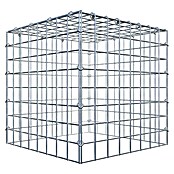 Gabiona Gabione Typ 3 (Zum Anbau in der Höhe, 40 x 40 x 40 cm, Stahl, Maschenbreite: 50 mm, Maschenhöhe: 50 mm, C-Ring) | BAUHAUS