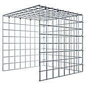 Gabiona Gabione Typ 4 (Zum Anbau in Länge & Höhe, 40 x 40 x 40 cm, Stahl, Maschenbreite: 50 mm, Maschenhöhe: 50 mm, C-Ring) | BAUHAUS