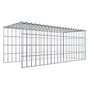 Gabiona Gabione Typ 4 (Zum Anbau in Länge & Höhe, 100 x 40 x 40 cm, Stahl, Maschenbreite: 50 mm, Maschenhöhe: 100 mm, Spirale) | BAUHAUS