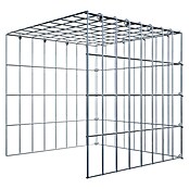 Gabiona Gabione Typ 4 (Zum Anbau in Länge & Höhe, 40 x 40 x 40 cm, Stahl, Maschenbreite: 50 mm, Maschenhöhe: 100 mm, C-Ring) | BAUHAUS