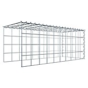 Gabiona Gabione Typ 4 (Zum Anbau in Länge & Höhe, 100 x 40 x 40 cm, Stahl, Maschenbreite: 100 mm, Maschenhöhe: 100 mm, Spirale) | BAUHAUS