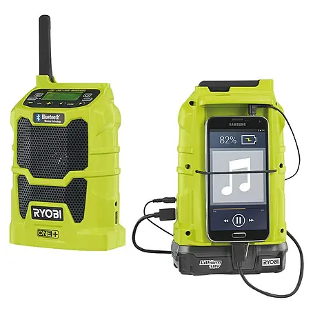 Ryobi ONE+ Radio Bluetooth de batería R18R-0