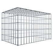 Gabiona Gabione Typ 3 (Zum Anbau in der Höhe, 80 x 50 x 50 cm, Stahl, Maschenbreite: 50 mm, Maschenhöhe: 100 mm, C-Ring) | BAUHAUS
