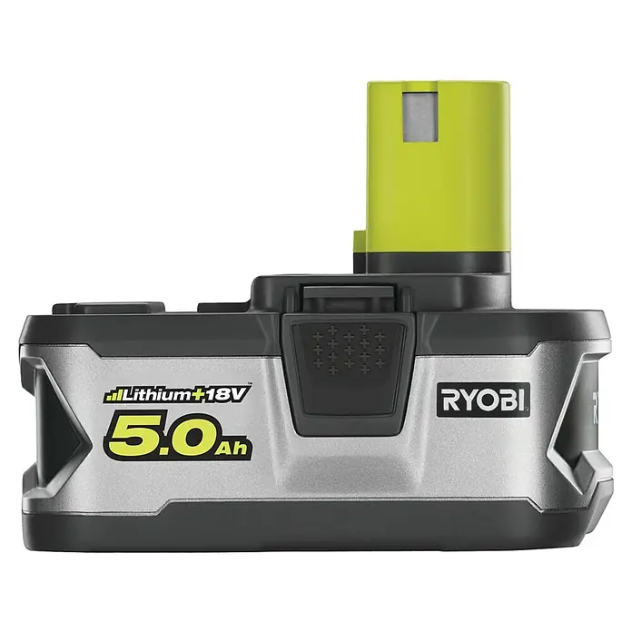 Ryobi ONE+ Akku - 18 V, 5 Ah, 2 Akkus - Ein 18V Ryobi Lithium+ 5.0Ah Akku, der für Ryobi Werkzeuge entwickelt wurde, bietet hohe Leistung und lange Laufzeit.