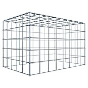 Gabiona Gabione Typ 3 (Zum Anbau in der Höhe, 80 x 50 x 50 cm, Stahl, Maschenbreite: 100 mm, Maschenhöhe: 100 mm, C-Ring) | BAUHAUS