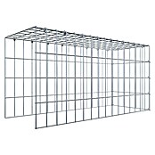 Gabiona Gabione Typ 4 (Zum Anbau in Länge & Höhe, 80 x 30 x 40 cm, Stahl, Maschenbreite: 50 mm, Maschenhöhe: 100 mm, C-Ring) | BAUHAUS