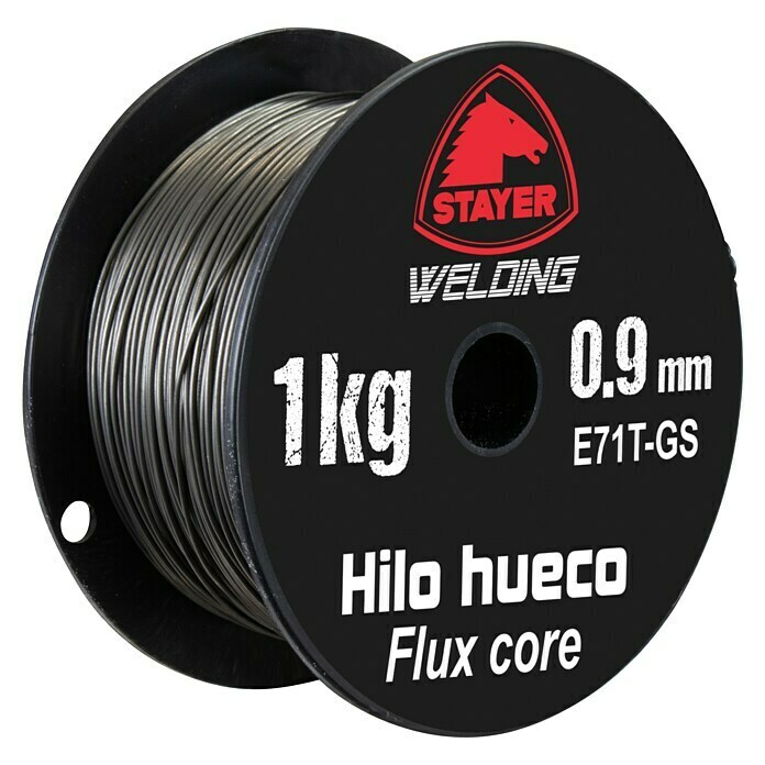 Stayer Hilo de soldadura Flux Core 1Kg (Diámetro: 0,9 mm)