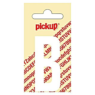 Pickup Sticker (Motief: B, Wit, Hoogte: 60 mm)