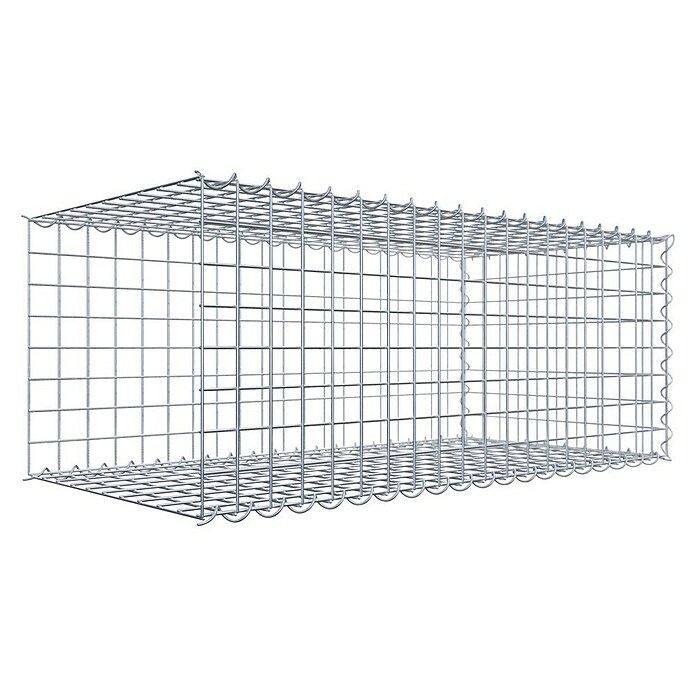 Gabiona Gabione Typ 2 (Zum Anbau in der Länge, 100 x 50 x 40 cm, Stahl, Maschenbreite: 50 mm, Maschenhöhe: 50 mm, Spirale) | BAUHAUS