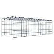 Gabiona Gabione Typ 4 (Zum Anbau in Länge & Höhe, 100 x 40 x 30 cm, Stahl, Maschenbreite: 50 mm, Maschenhöhe: 50 mm, C-Ring) | BAUHAUS