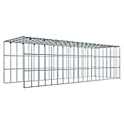 Gabiona Gabione Typ 4 (Zum Anbau in Länge & Höhe, 100 x 30 x 30 cm, Stahl, Maschenbreite: 50 mm, Maschenhöhe: 100 mm, C-Ring) | BAUHAUS