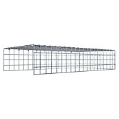 Gabiona Gabione Typ 4 (Zum Anbau in Länge & Höhe, 100 x 50 x 20 cm, Stahl, Maschenbreite: 50 mm, Maschenhöhe: 50 mm, C-Ring) | BAUHAUS