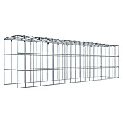 Gabiona Gabione Typ 4 (Zum Anbau in Länge & Höhe, 100 x 20 x 30 cm, Stahl, Maschenbreite: 50 mm, Maschenhöhe: 100 mm, C-Ring) | BAUHAUS