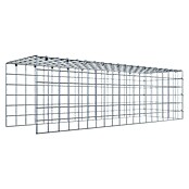 Gabiona Gabione Typ 4 (Zum Anbau in Länge & Höhe, 100 x 30 x 30 cm, Stahl, Maschenbreite: 50 mm, Maschenhöhe: 50 mm, C-Ring) | BAUHAUS