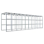 Gabiona Gabione Typ 4 (Zum Anbau in Länge & Höhe, 100 x 20 x 30 cm, Stahl, Maschenbreite: 100 mm, Maschenhöhe: 100 mm, C-Ring) | BAUHAUS