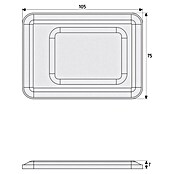 Abus Gitterrostsicherung GS 40  (Einsatzbereich: Kunststoff-Lichtschacht, 60 cm, Sicherheitsstufe: 6)