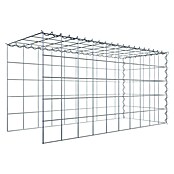 Gabiona Gabione Typ 4 (Zum Anbau in Länge & Höhe, 100 x 40 x 50 cm, Stahl, Maschenbreite: 100 mm, Maschenhöhe: 100 mm, Spirale) | BAUHAUS