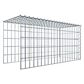 Gabiona Gabione Typ 4 (Zum Anbau in Länge & Höhe, 100 x 40 x 50 cm, Stahl, Maschenbreite: 50 mm, Maschenhöhe: 100 mm, Spirale) | BAUHAUS