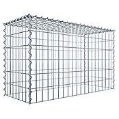 Gabiona Gabione Typ 3 (Zum Anbau in der Höhe, 100 x 40 x 60 cm, Stahl, Maschenbreite: 50 mm, Maschenhöhe: 100 mm, Spirale) | BAUHAUS