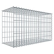 Gabiona Gabione Typ 2 (Zum Anbau in der Länge, 100 x 40 x 60 cm, Stahl, Maschenbreite: 50 mm, Maschenhöhe: 100 mm, Spirale) | BAUHAUS