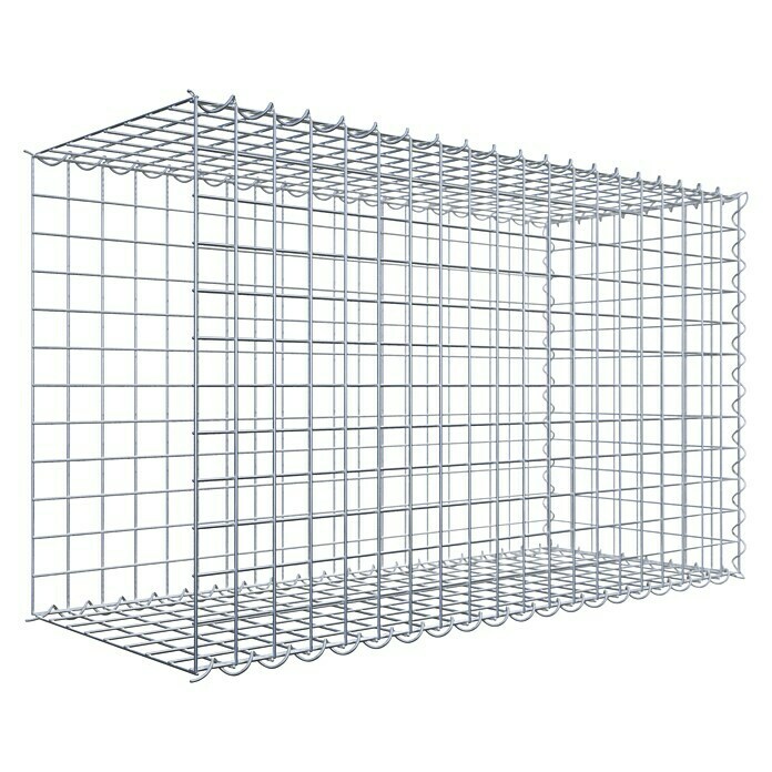 Gabiona Gabione Typ 2 (Zum Anbau in der Länge, 100 x 40 x 60 cm, Stahl, Maschenbreite: 50 mm, Maschenhöhe: 50 mm, Spirale) | BAUHAUS