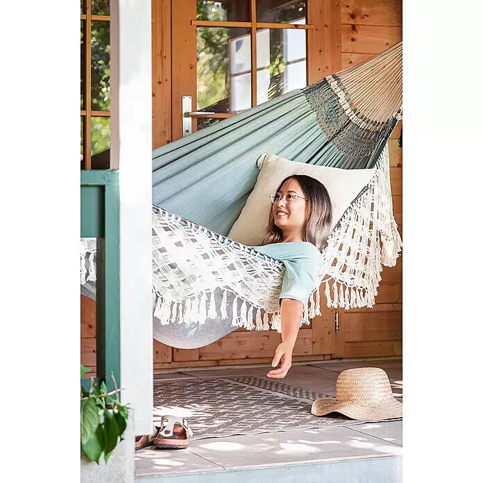 La Siesta Kissenhülle Benção - Latte, L x B: 50 x 50 cm - Anwendungsbeispiel