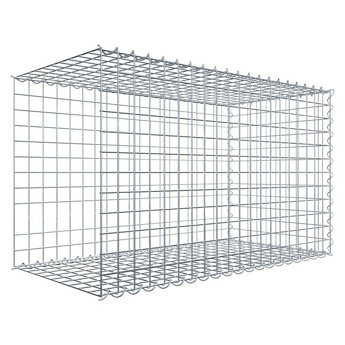 Gabiona Gabione Typ 2 (Zum Anbau in der Länge, 100 x 50 x 60 cm, Stahl, Maschenbreite: 50 mm, Maschenhöhe: 50 mm, Spirale) | BAUHAUS