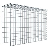 Gabiona Gabione Typ 4 (Zum Anbau in Länge & Höhe, 100 x 30 x 70 cm, Stahl, Maschenbreite: 50 mm, Maschenhöhe: 100 mm, Spirale) | BAUHAUS