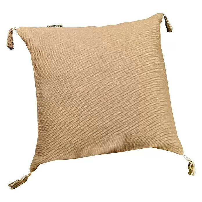 La Siesta Kissenhülle Benção - Muscade, L x B: 50 x 50 cm - Diagonale Ansicht