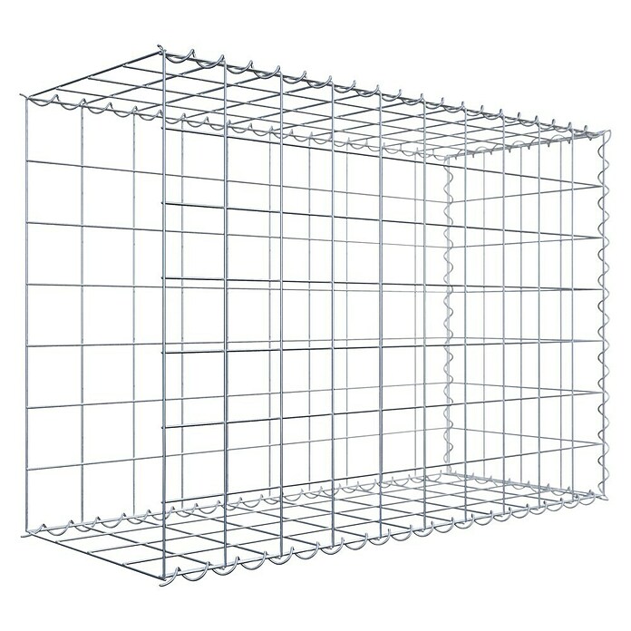 Gabiona Gabione Typ 2 (Zum Anbau in der Länge, 100 x 40 x 70 cm, Stahl, Maschenbreite: 100 mm, Maschenhöhe: 100 mm, Spirale) | BAUHAUS