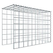 Gabiona Gabione Typ 4 (Zum Anbau in Länge & Höhe, 100 x 40 x 70 cm, Stahl, Maschenbreite: 100 mm, Maschenhöhe: 100 mm, Spirale) | BAUHAUS