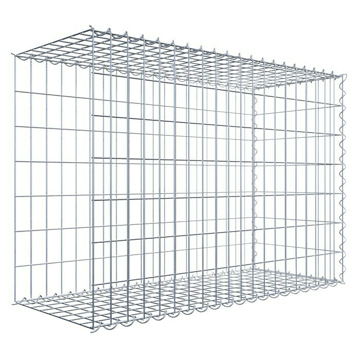 Gabiona Gabione Typ 2 (Zum Anbau in der Länge, 100 x 40 x 70 cm, Stahl, Maschenbreite: 50 mm, Maschenhöhe: 100 mm, Spirale) | BAUHAUS