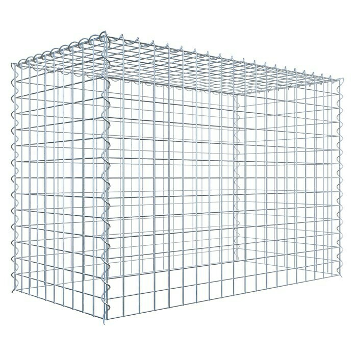 Gabiona Gabione Typ 3 (Zum Anbau in der Höhe, 100 x 50 x 70 cm, Stahl, Maschenbreite: 50 mm, Maschenhöhe: 50 mm, Spirale) | BAUHAUS