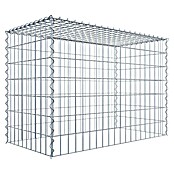 Gabiona Gabione Typ 3 (Zum Anbau in der Höhe, 100 x 50 x 70 cm, Stahl, Maschenbreite: 50 mm, Maschenhöhe: 100 mm, Spirale) | BAUHAUS