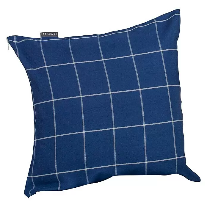 La Siesta Kissenhülle Amante - Marine, L x B: 50 x 50 cm - Diagonale Ansicht