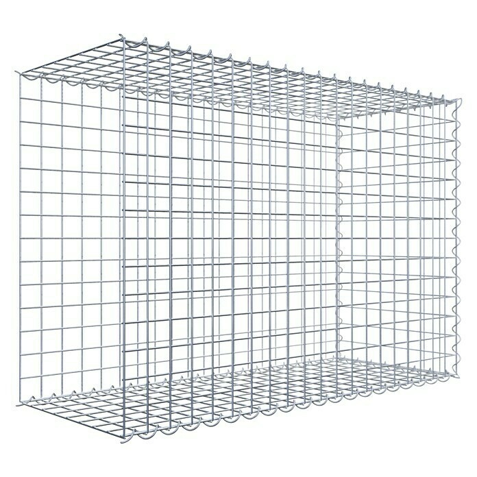 Gabiona Gabione Typ 2 (Zum Anbau in der Länge, 100 x 40 x 70 cm, Stahl, Maschenbreite: 50 mm, Maschenhöhe: 50 mm, Spirale) | BAUHAUS
