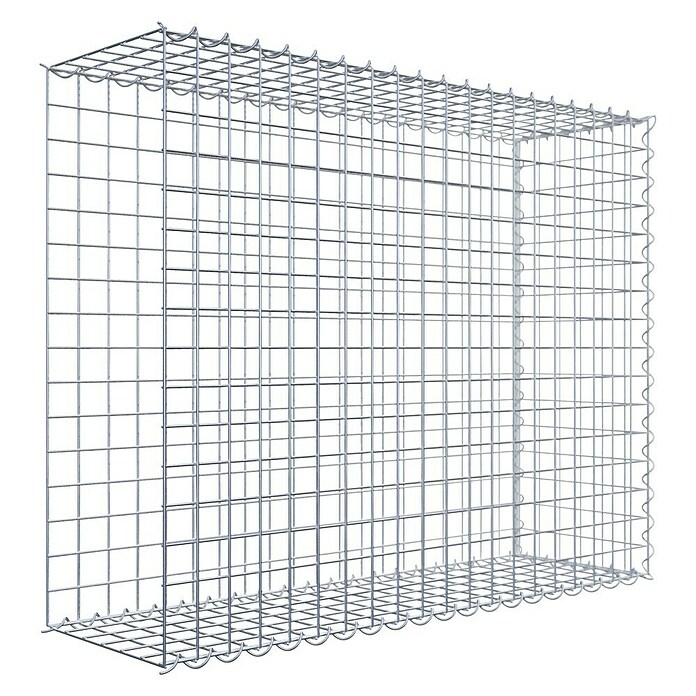 Gabiona Gabione Typ 2 (Zum Anbau in der Länge, 100 x 30 x 80 cm, Stahl, Maschenbreite: 50 mm, Maschenhöhe: 50 mm, Spirale) | BAUHAUS