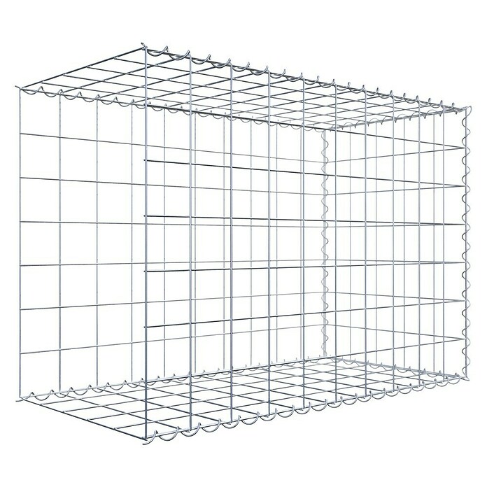 Gabiona Gabione Typ 2 (Zum Anbau in der Länge, 100 x 50 x 70 cm, Stahl, Maschenbreite: 100 mm, Maschenhöhe: 100 mm, Spirale) | BAUHAUS