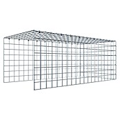 Gabiona Gabione Typ 4 (Zum Anbau in Länge & Höhe, 100 x 50 x 40 cm, Stahl, Maschenbreite: 50 mm, Maschenhöhe: 50 mm, C-Ring) | BAUHAUS