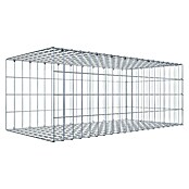 Gabiona Gabione Typ 2 (Zum Anbau in der Länge, 100 x 50 x 40 cm, Stahl, Maschenbreite: 50 mm, Maschenhöhe: 100 mm, C-Ring) | BAUHAUS
