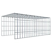 Gabiona Gabione Typ 4 (Zum Anbau in Länge & Höhe, 100 x 50 x 40 cm, Stahl, Maschenbreite: 50 mm, Maschenhöhe: 100 mm, C-Ring) | BAUHAUS
