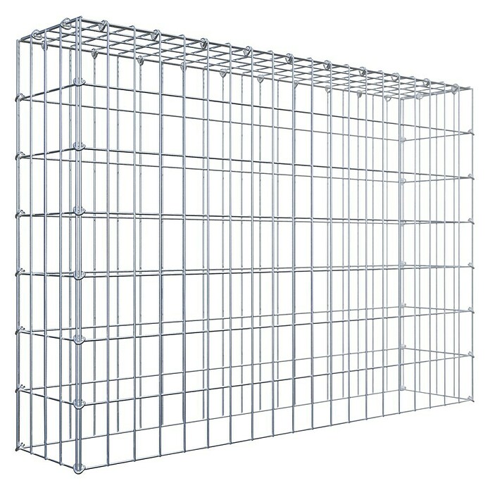 Gabiona Gabione Typ 3 (Zum Anbau in der Höhe, 100 x 20 x 70 cm, Stahl, Maschenbreite: 50 mm, Maschenhöhe: 100 mm, C-Ring) | BAUHAUS