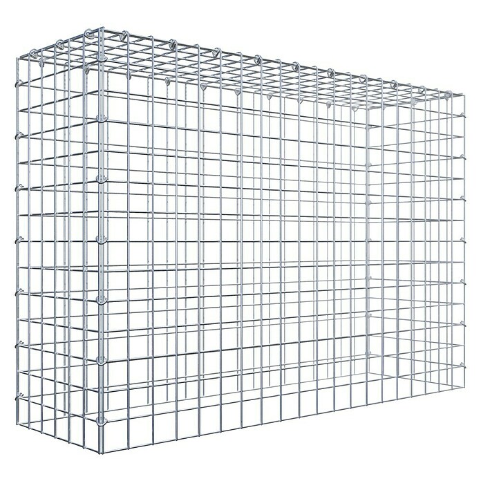 Gabiona Gabione Typ 3 (Zum Anbau in der Höhe, 100 x 30 x 70 cm, Stahl, Maschenbreite: 50 mm, Maschenhöhe: 50 mm, C-Ring) | BAUHAUS