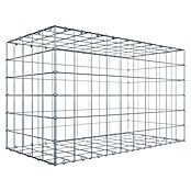 Gabiona Gabione (100 x 50 x 60 cm, Stahl, Maschenbreite: 100 mm, Maschenhöhe: 100 mm, C-Ring) | BAUHAUS