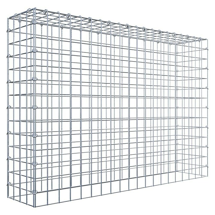 Gabiona Gabione Typ 3 (Zum Anbau in der Höhe, 100 x 20 x 70 cm, Stahl, Maschenbreite: 50 mm, Maschenhöhe: 50 mm, C-Ring) | BAUHAUS