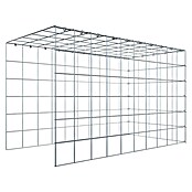 Gabiona Gabione Typ 4 (Zum Anbau in Länge & Höhe, 100 x 50 x 60 cm, Stahl, Maschenbreite: 100 mm, Maschenhöhe: 100 mm, C-Ring) | BAUHAUS